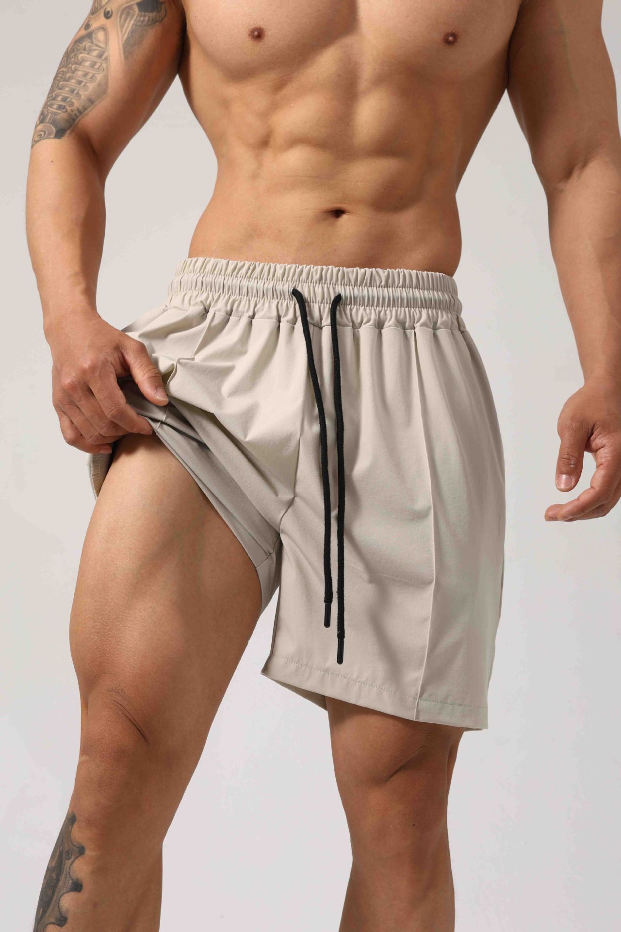 Shorts Uomo in Ice Silk – Casual Sportivi, Straight 4 Colorazioni Taglie M–XXXL