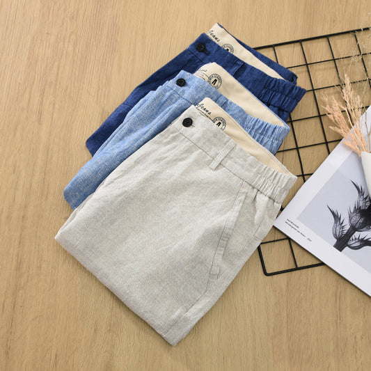 Shorts da uomo in lino disponibili in taglie forti. Perfetti per estate, spiaggia e tempo libero casual.