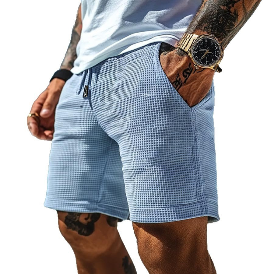 Shorts Uomo Estivi Retro in Maglia – Comodi e Elastici