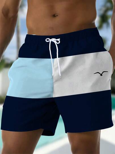 casual Shorts con coulisse e tasche diagonali
