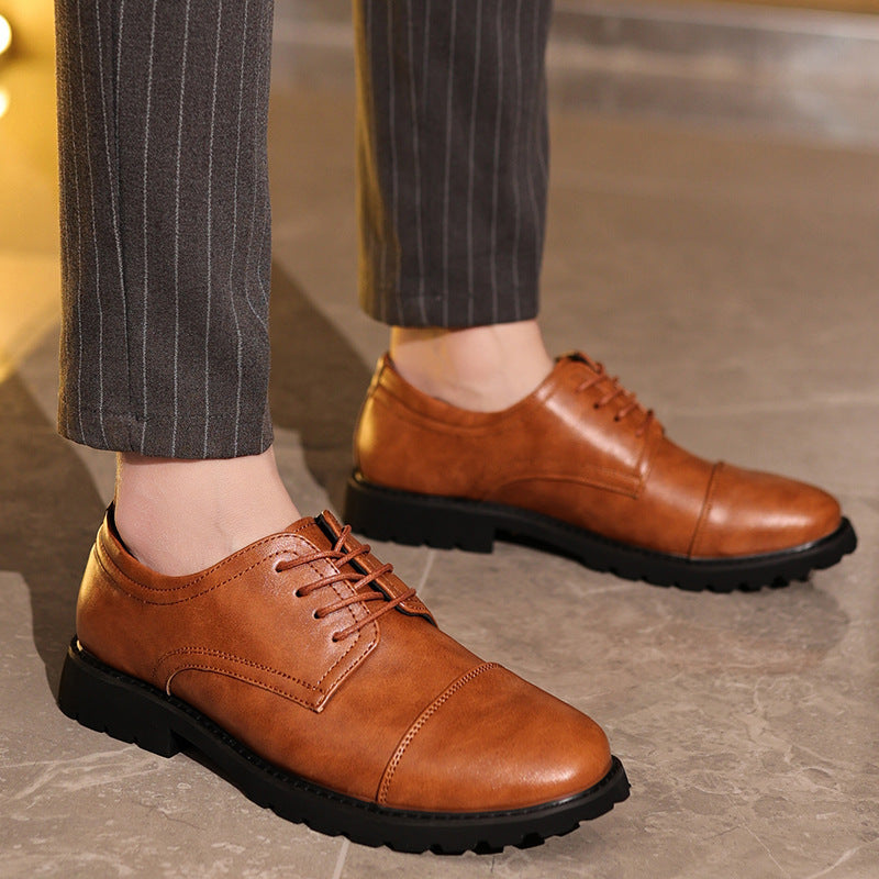 Scarpe Uomo Business Extra Large – Stile Britannico, Traspiranti e Antiscivolo