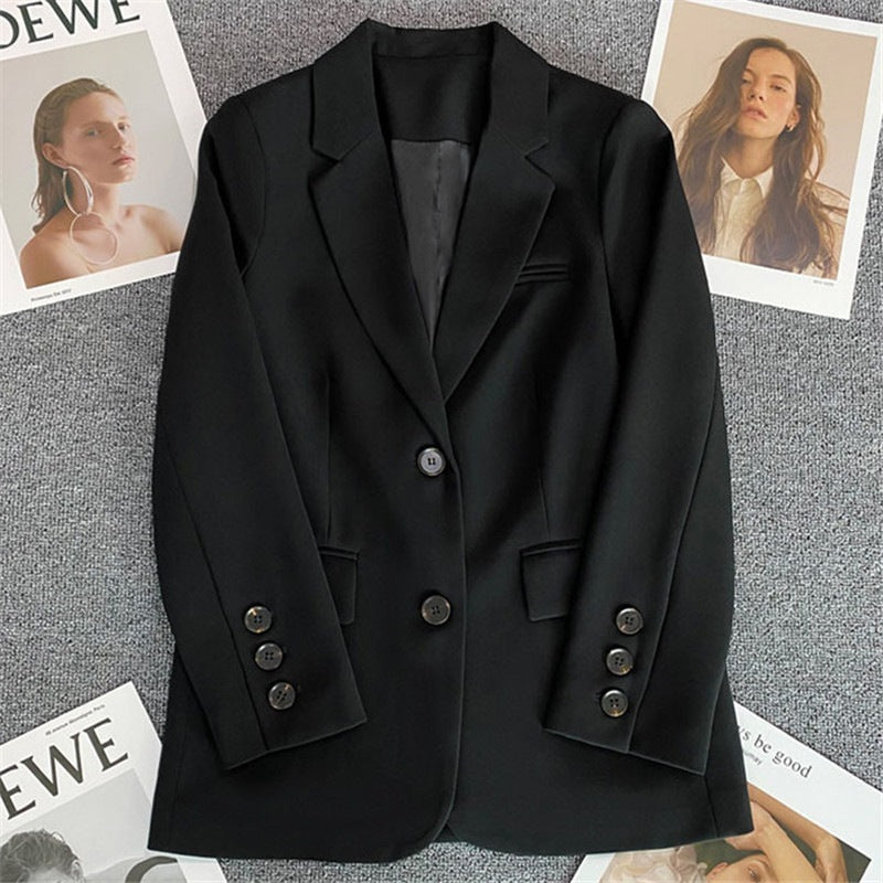 Casual Temperament Spring And Autumn Fried Street Small Suit Top