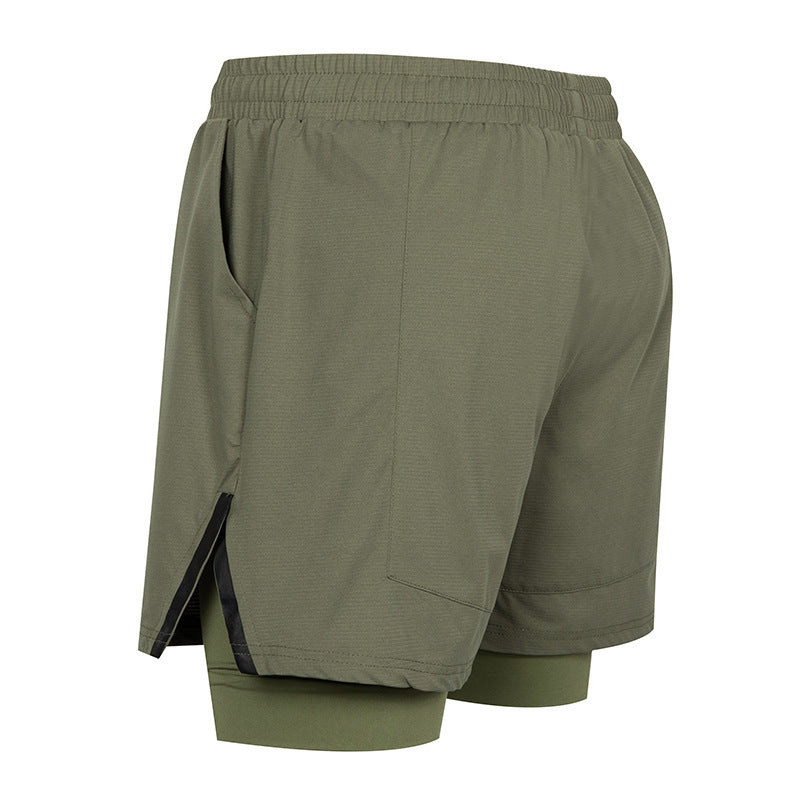 Pantaloncini Sportivi Uomo – Quick-Dry a Quadretti, Casual Estivi