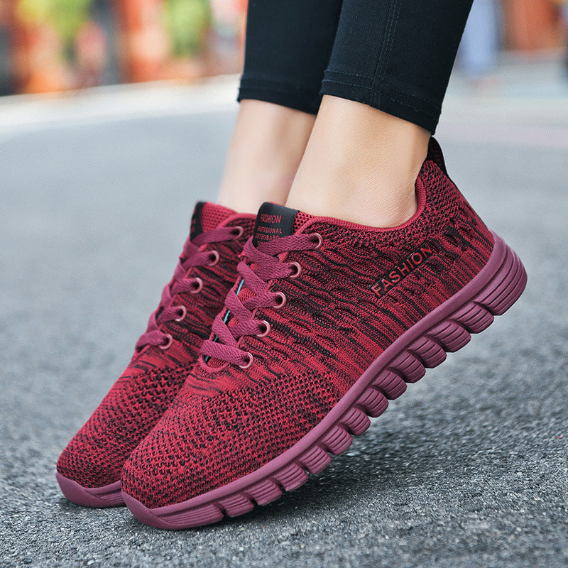 Hollow Comfort Cloth Shoes Soft Bottom Walking Shoes