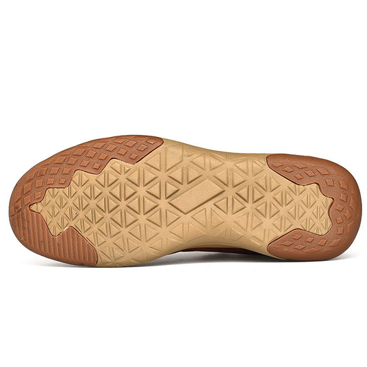 Casual Leather Shoes Travel Wear-resistant Hiking Shoes