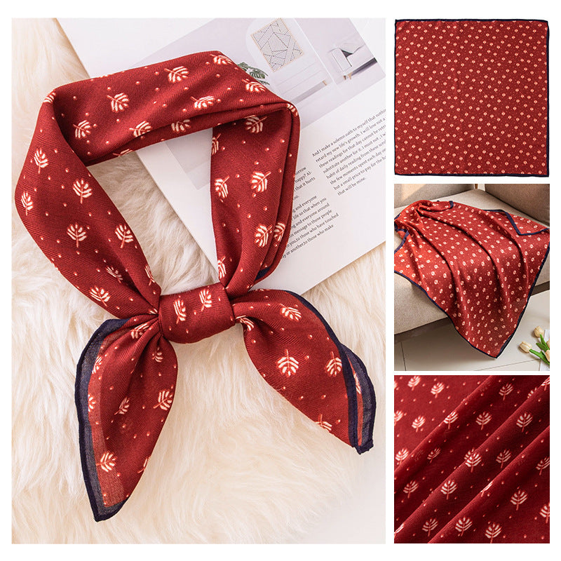70cm Emulation Silk Scarf Fashion Scarf