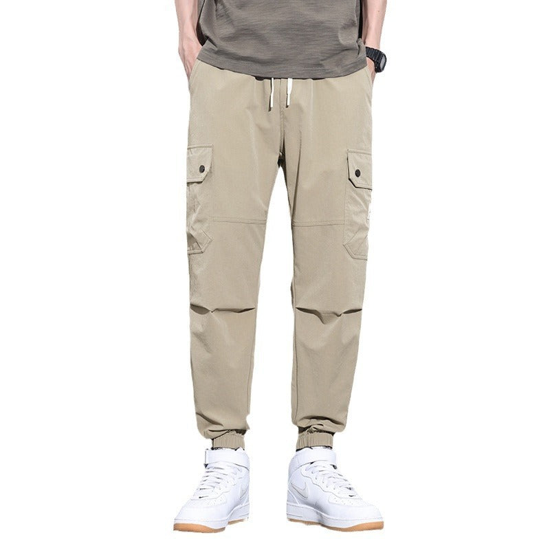 Loose Tappered Harem Pants Fashion Brand Handsome Quick-drying