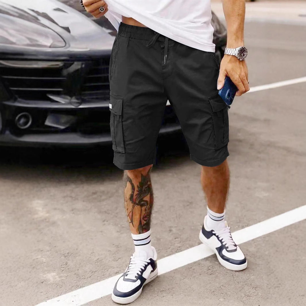 Shorts Uomo Workwear Estivi – Pantaloncini Dritti Casual Americani