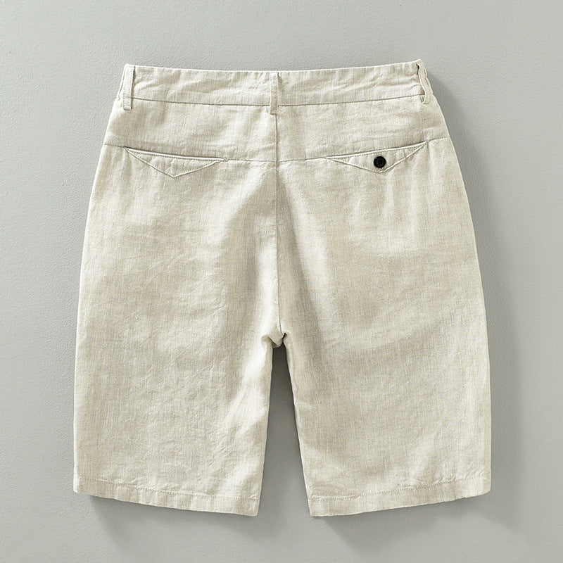 Shorts da uomo in lino disponibili in taglie forti. Perfetti per estate, spiaggia e tempo libero casual.