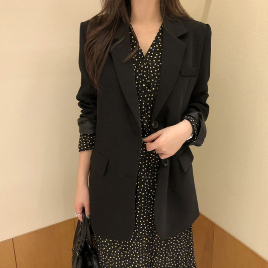 Mid-length Suit Coat Female Casual Suit Top