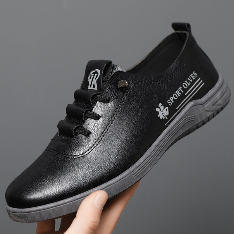 Scarpe Uomo Casual Allacciate – Pelle Sintetica, Comode e Versatili