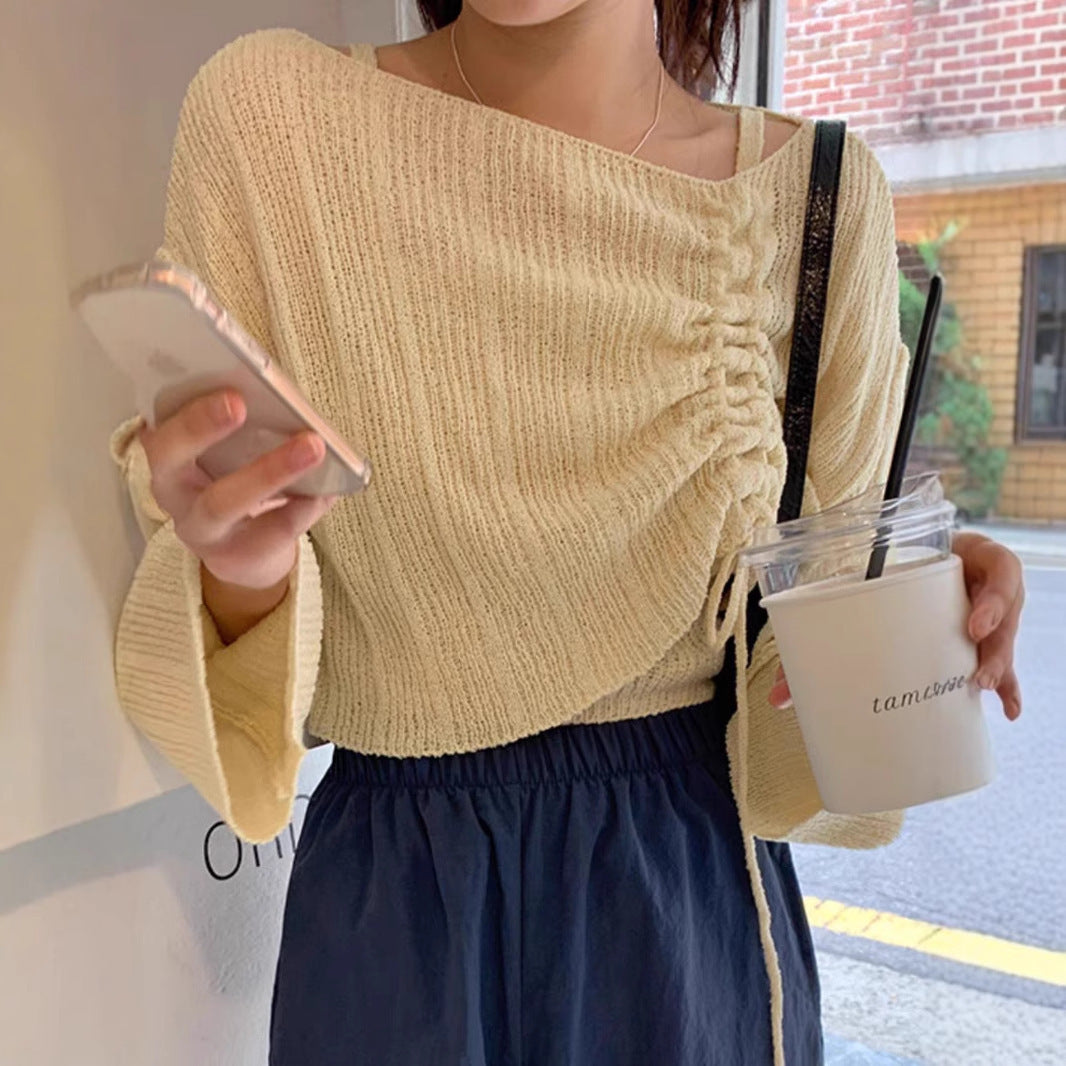 Blouse Slim Fit Inner Wear Two-piece Sling