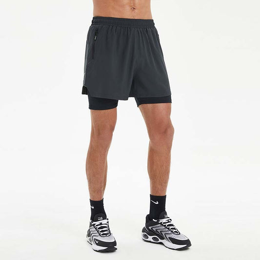 Pantaloncini Sportivi Uomo Estivi – Shorts Running a Doppio Strato, Elastici e Traspiranti