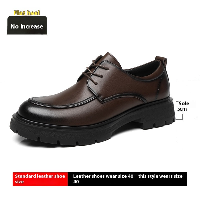 Scarpe Uomo Business con Rialzo Interno – Pelle Vera, Eleganti e Traspiranti