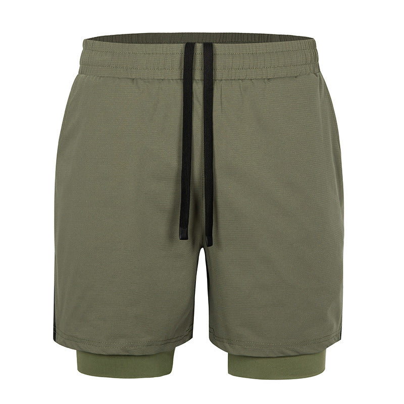 Pantaloncini Sportivi Uomo – Quick-Dry a Quadretti, Casual Estivi