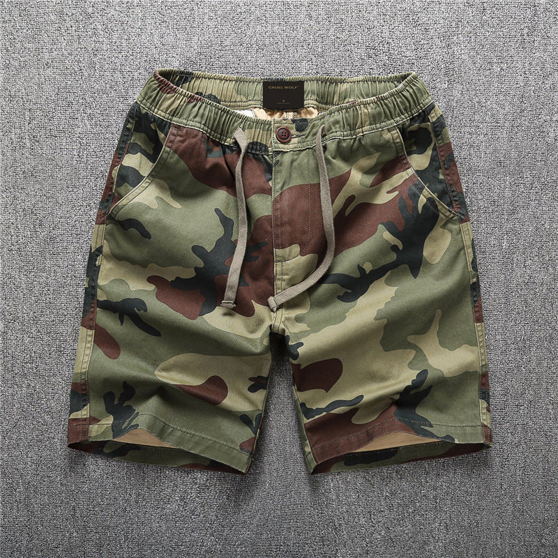 Pantaloncini Uomo Estivi Camouflage – Shorts Casual in Cotone, Comfort e Stile