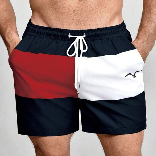 casual Shorts con coulisse e tasche diagonali