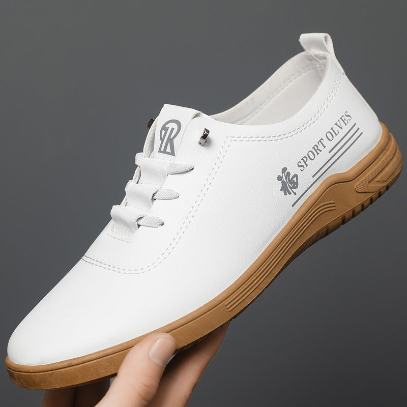 Scarpe Uomo Casual Allacciate – Pelle Sintetica, Comode e Versatili