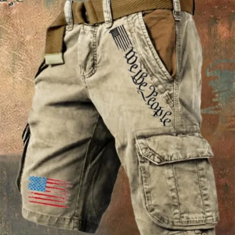 Pantaloncini Uomo Cargo Workwear – Shorts Estivi Multitasche, Leggeri e Comodi