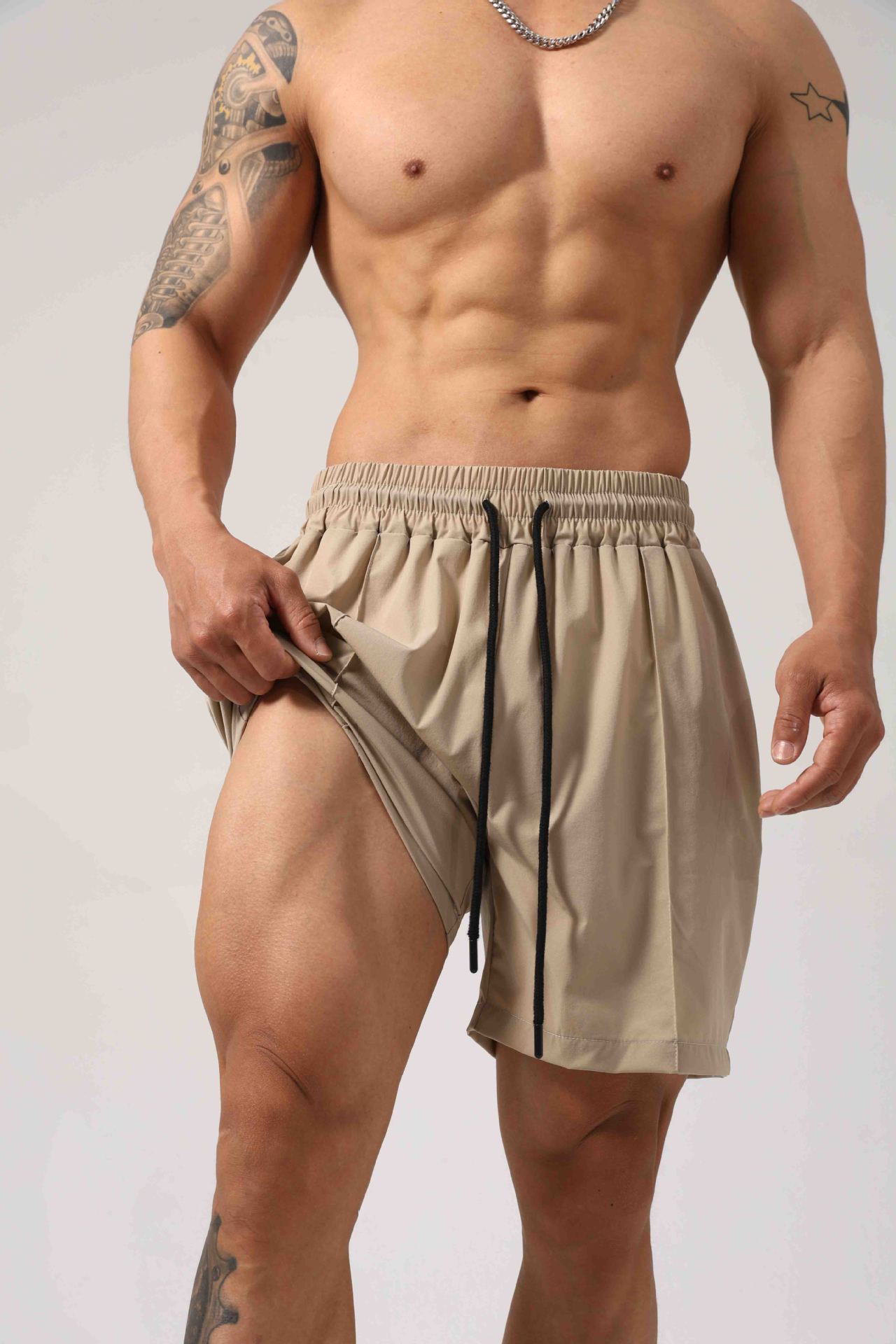 Shorts Uomo in Ice Silk – Casual Sportivi, Straight 4 Colorazioni Taglie M–XXXL