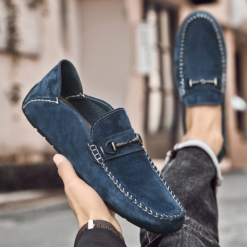Scarpe Uomo Casual in Pelle Scamosciata – Traspiranti e Confortevoli