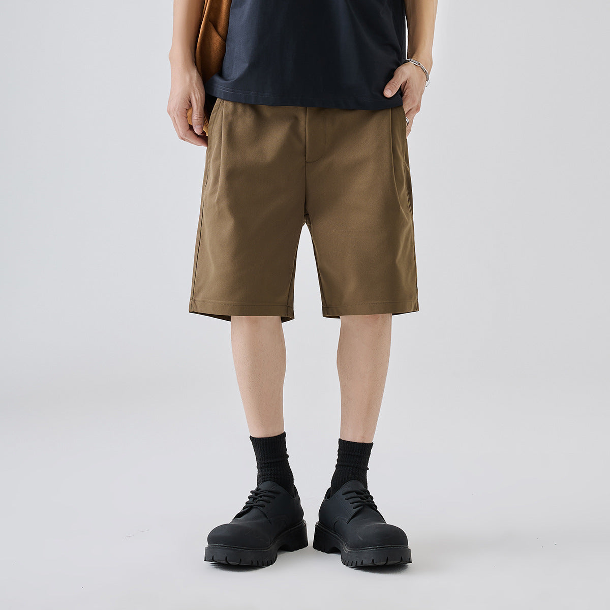 Shorts Uomo Estivi in Poliestere – Dritti, Semplici e Casual Eleganti