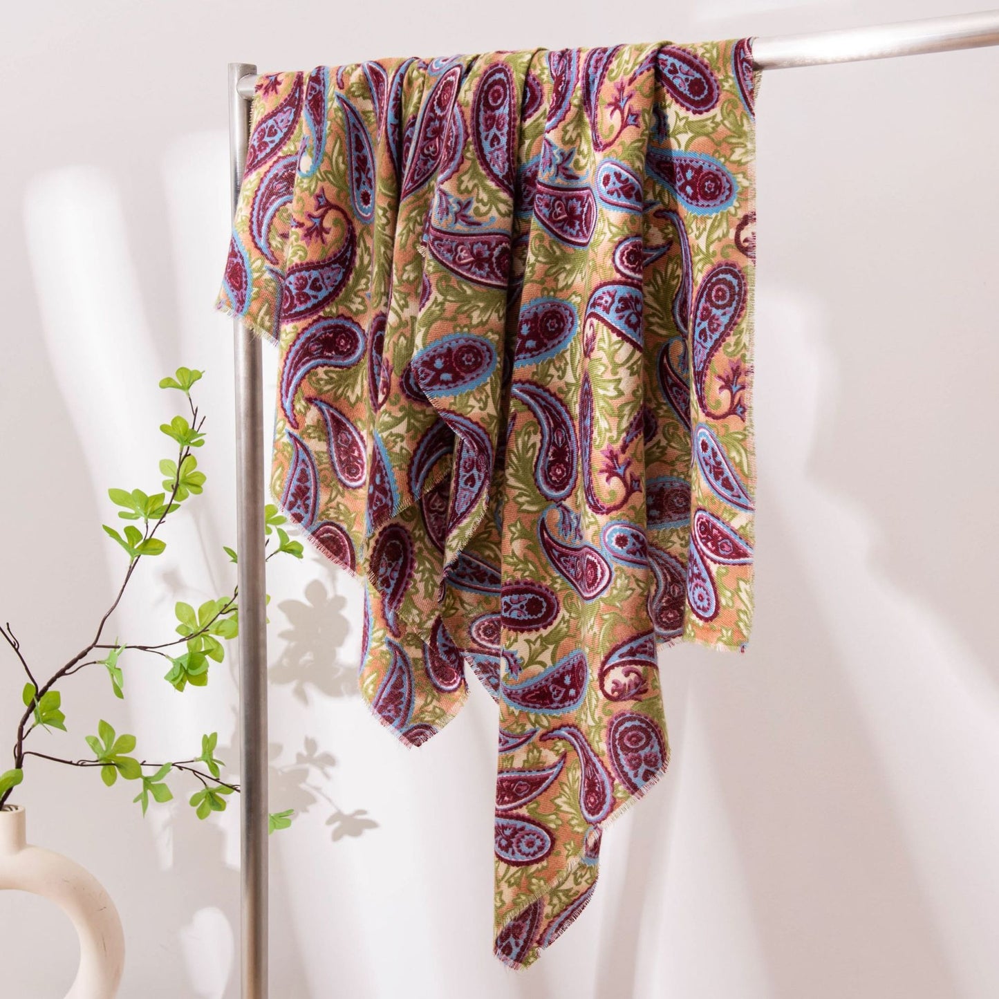 Artificial Cashmere Scarf Color Warm Shawl
