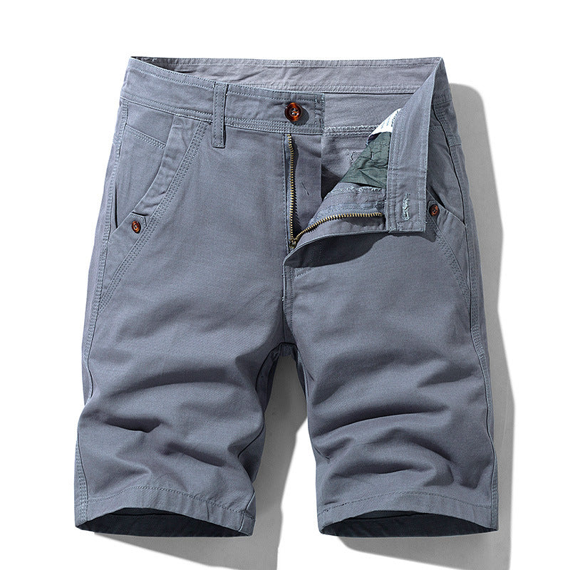 Pantaloni Uomo in Cotone – Casual Overalls dritti basic