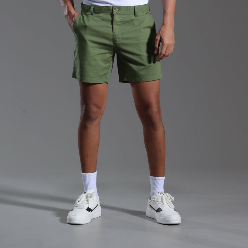 Casual Short Cotone e Lino Casual