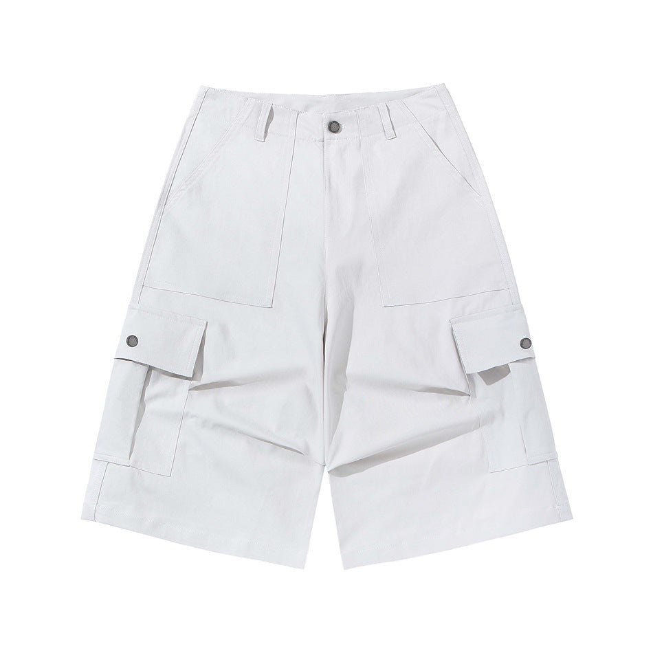 Shorts da uomo in stile giapponese, larghi e casual