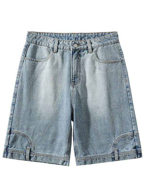 Bermuda Uomo Larghi e Dritti – Shorts Casual Blu, Comodi e alla Moda
