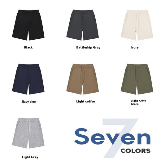 Shorts Uomo Sportivi in Maglia Traspirante – Stile Giapponese, con Coulisse Casual