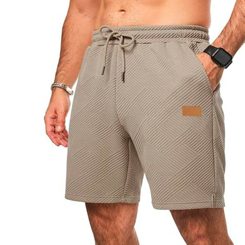 Shorts casual con elastico in vita e coulisse
