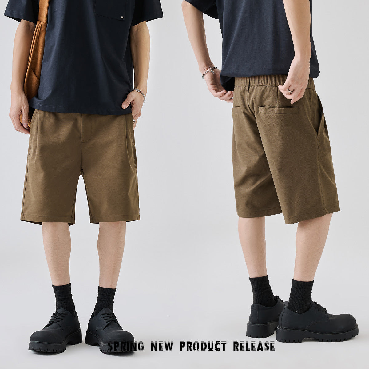 Shorts Uomo Estivi in Poliestere – Dritti, Semplici e Casual Eleganti