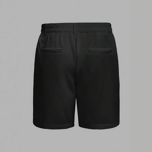 Men's Casual Sports Shorts – Pantaloncini Coreani a Gamba Dritta, Colori Solidi