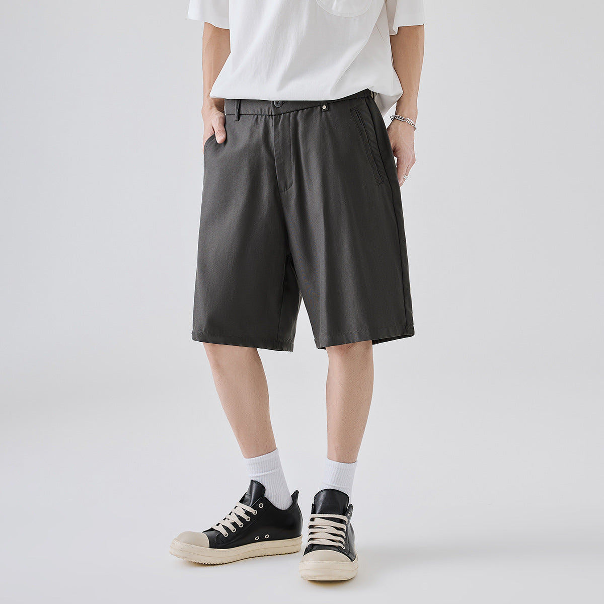 Pantaloncini Uomo Estivi in Lyocell – Shorts Casual in Cotone Misto, Comodi e di Qualità