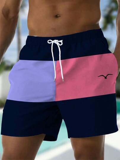 casual Shorts con coulisse e tasche diagonali