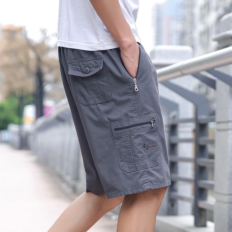Pantaloncini Uomo Estivi Taglie Forti – Shorts Larghi in Cotone, Comodi e Traspiranti