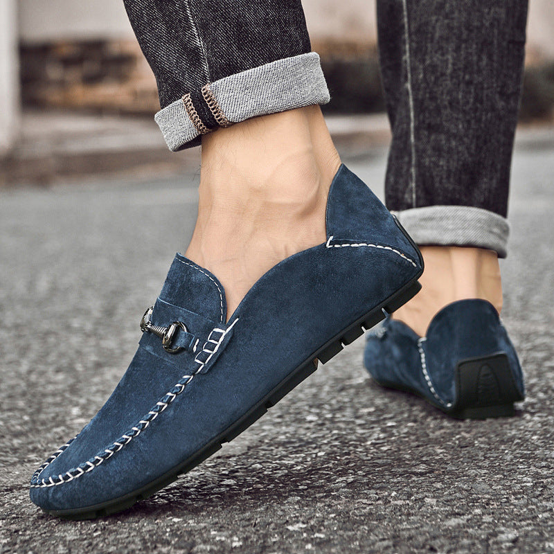 Scarpe Uomo Casual in Pelle Scamosciata – Traspiranti e Confortevoli