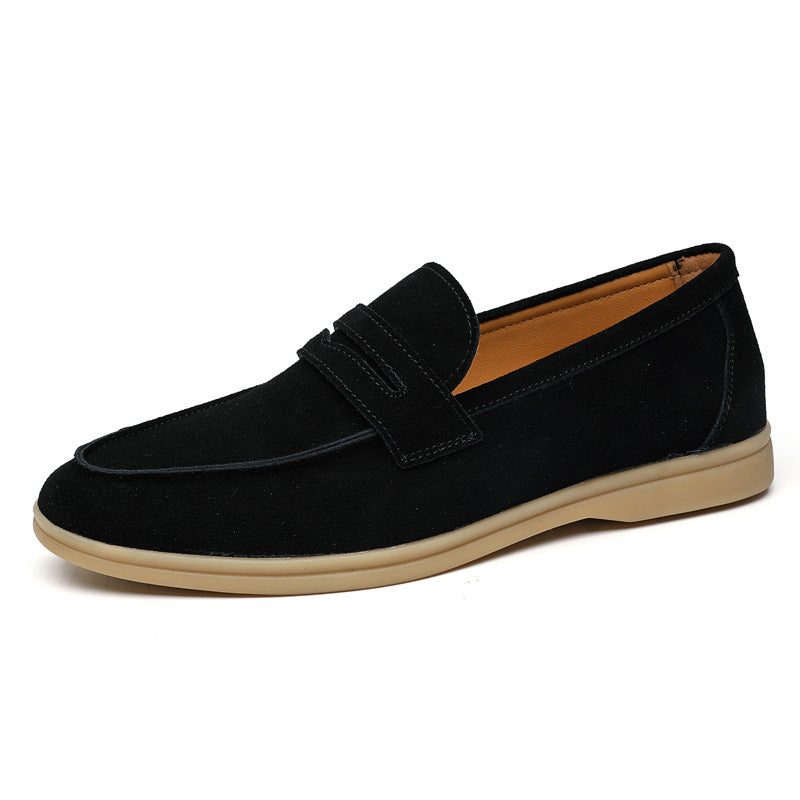 Scarpe Uomo Slip-On in Suede – Suola Morbida e Comode Casual