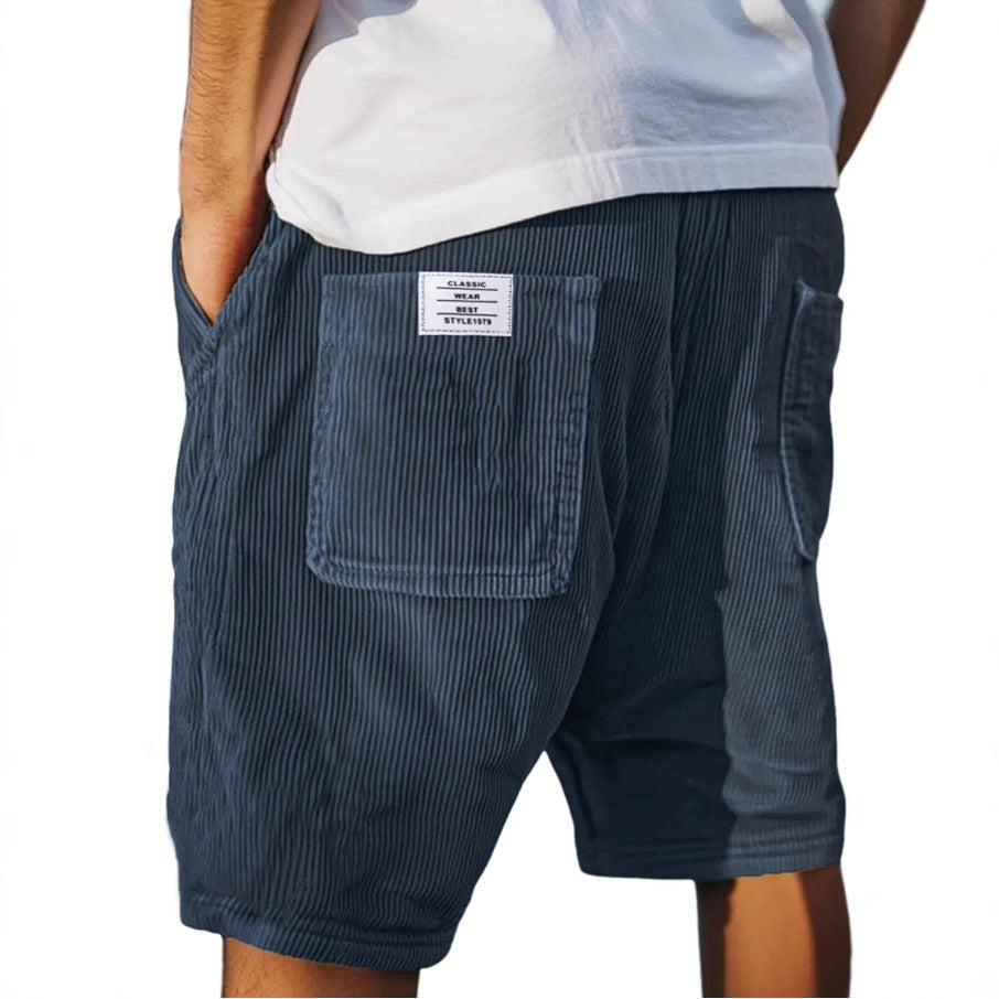 Pantaloncini Estivi con Ricami Multi-pocket