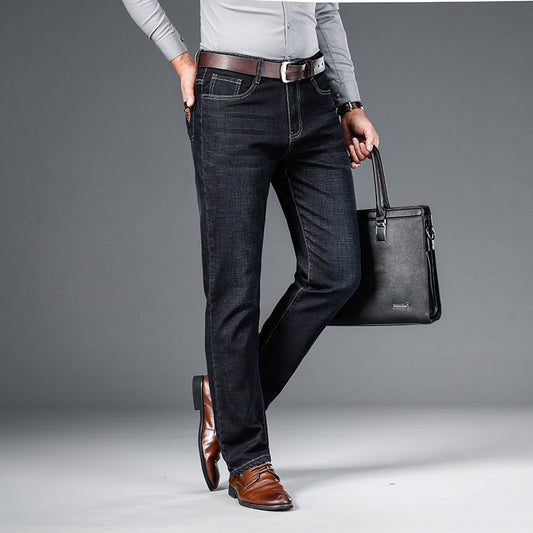 Jeans Uomo Dritti Loose Fashion Denim Cotone 3 Colori Taglie 29-42
