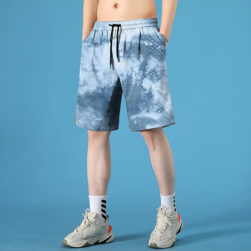 Pantaloncini Uomo Quick-Dry da Mare – Shorts Estivi Soakable in Poliestere