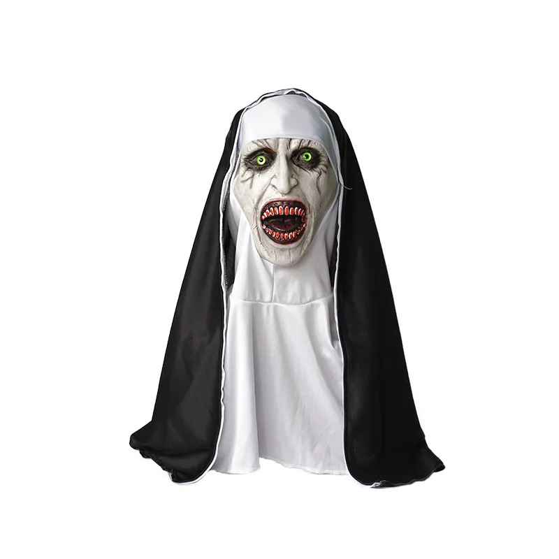 👻 MASCHERA SUORA VALAK HALLOWEEN THE CONJURING 2 CON COPRICAPO