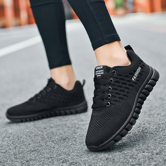 Hollow Comfort Cloth Shoes Soft Bottom Walking Shoes