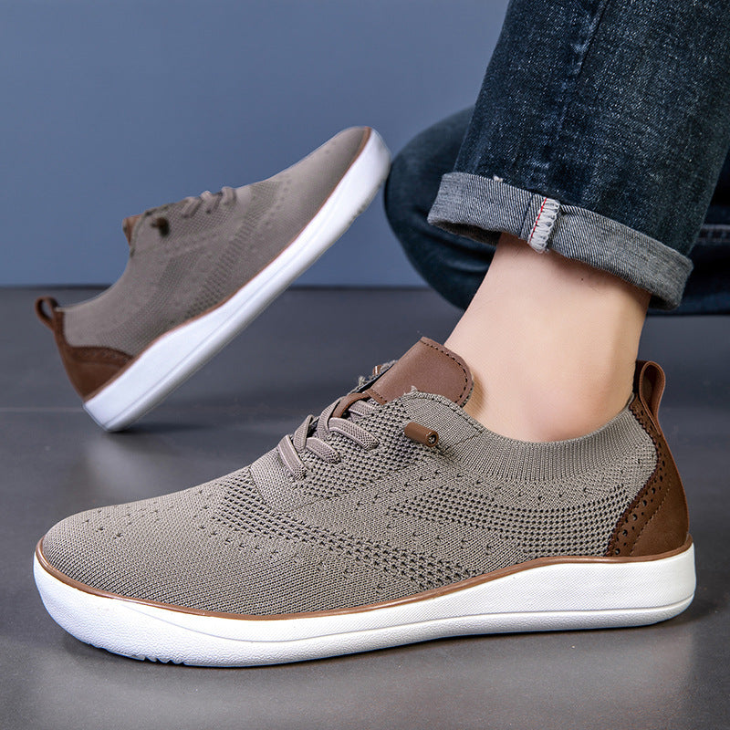Scarpe Uomo Extra Large in Tessuto Mesh – Calzata Larga e Comoda
