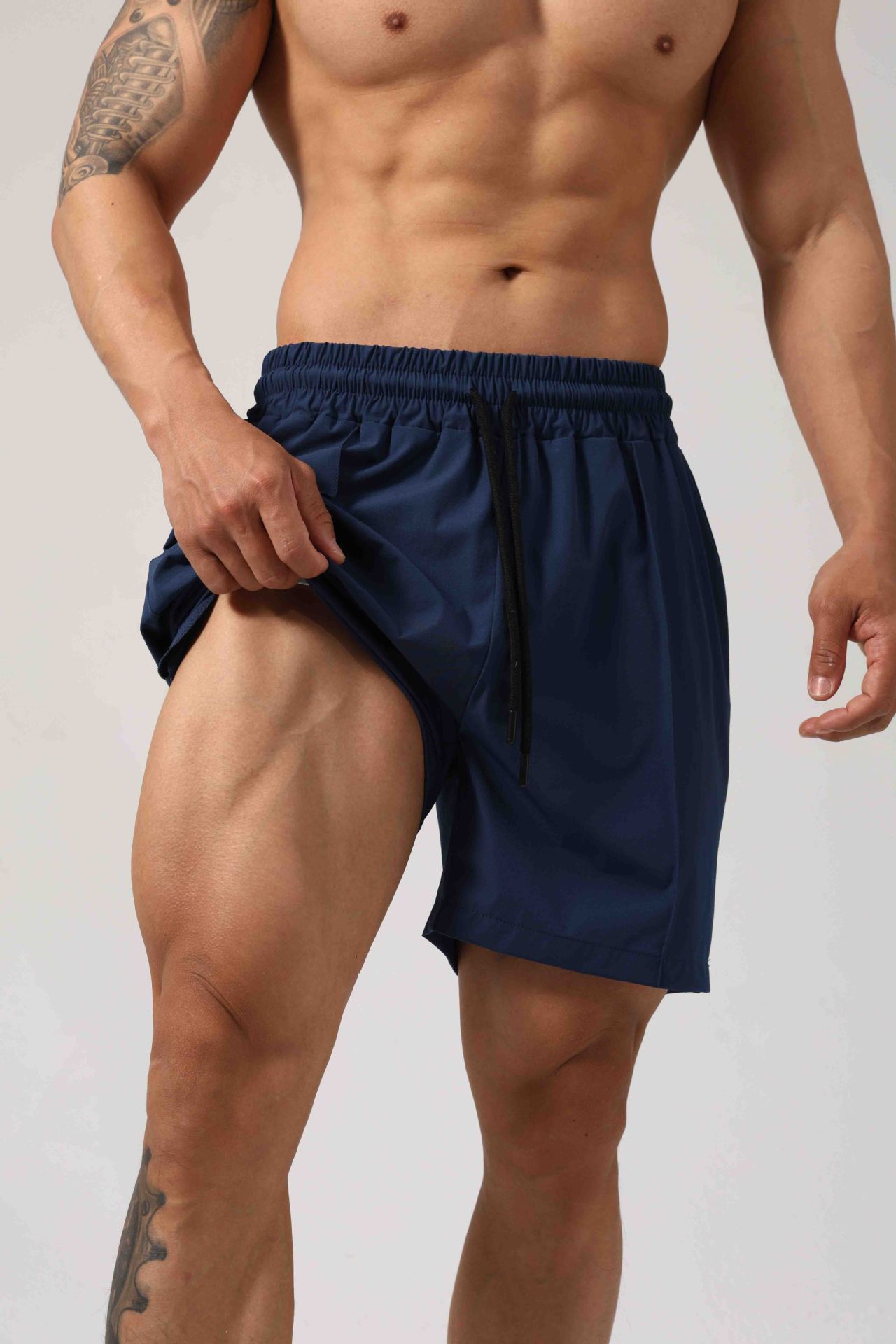 Shorts Uomo in Ice Silk – Casual Sportivi, Straight 4 Colorazioni Taglie M–XXXL