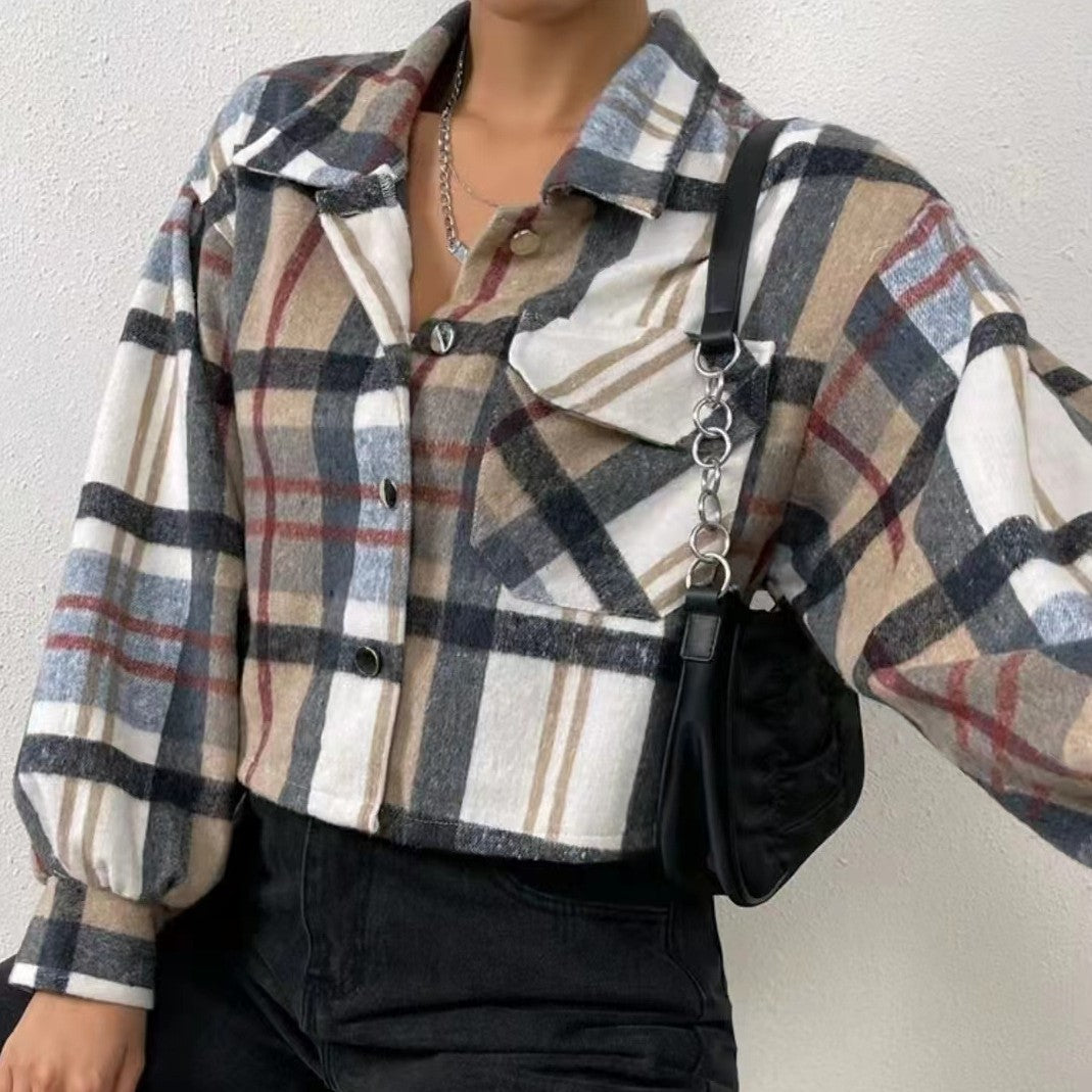 Temperament Commute Women's Clothing Woolen Short Coat