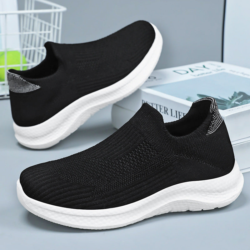 Women's Shoes Sports Soft Bottom Trendy Flying Woven