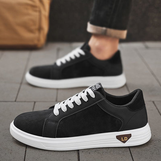 Sneakers Uomo Low-top Casual in PU Tacco Piatto – 2 Colori N.39-48